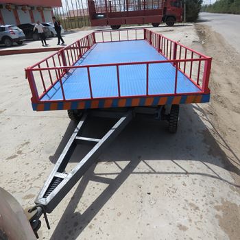 護(hù)欄式平板拖車